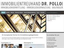 Tablet Screenshot of immo-pollo.at